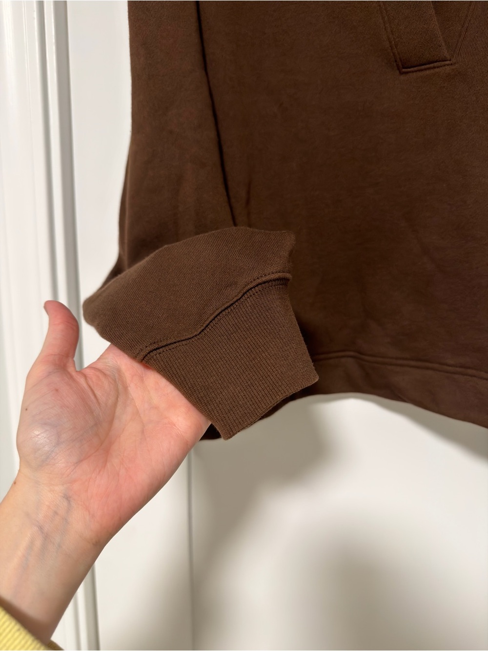 Brown Collared Sweatshirt - Picture 2 of 6